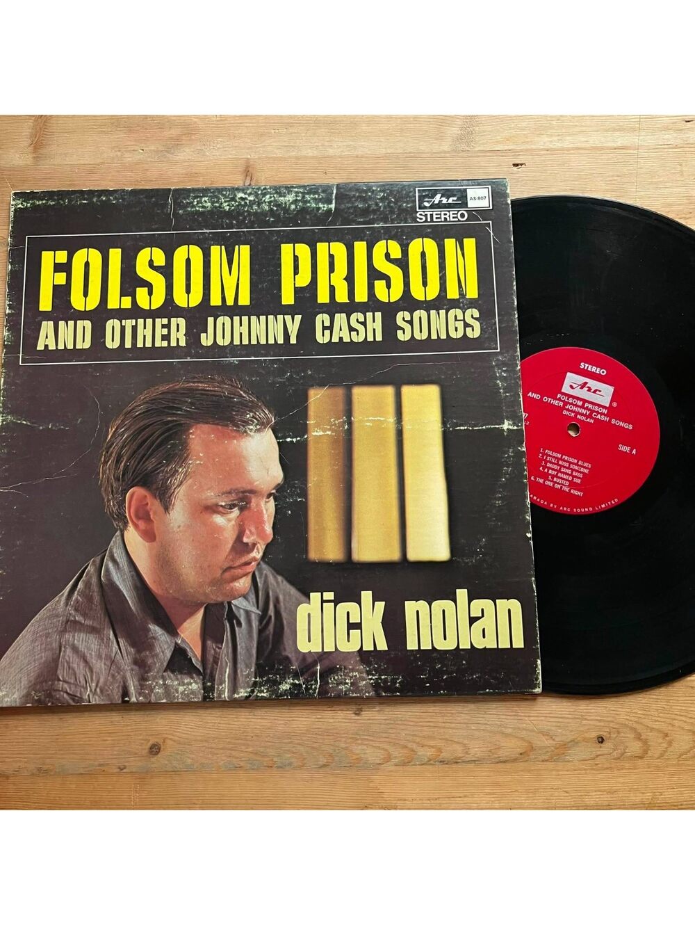Dick Nolan - Folsom Prison and other Johnny Cash Songs 33rpm VG+ VR16